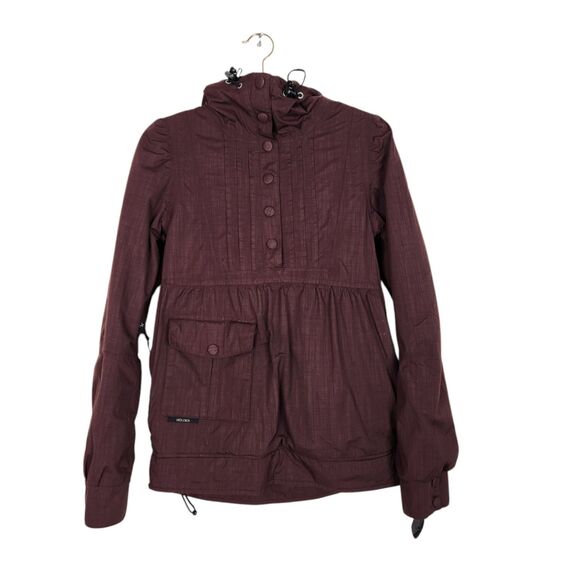 HOLDEN Jacket Womens XS Maroon Dawn Pullover‎ Ski Snow Jacket Waterproof - Picture 1 of 16